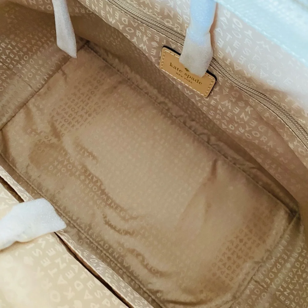 Rare kate spade Lott Street Francis Natural/Gulabi tote